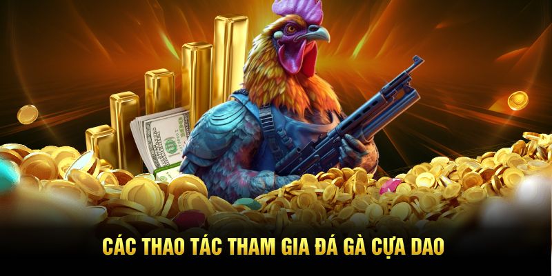 Các thao tác tham gia Đá gà cựa dao